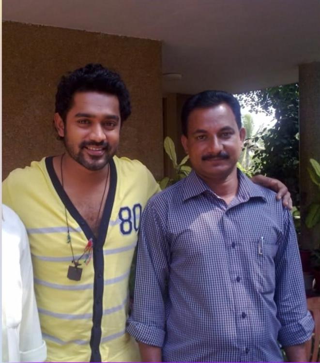 With Asif Ali ( Leading Malayalam Film Actor)